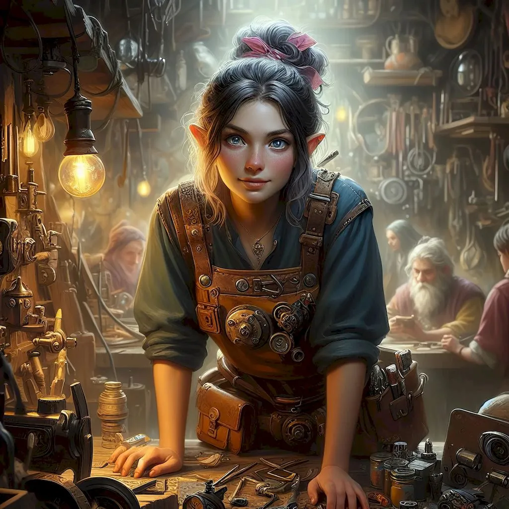 A Gnome merchant and adventurer